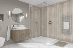 Travertine - 2420 X 1200mm Waterproof Wall Panelling