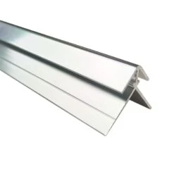 Polished Silver - Waterproof Wall Panelling External Corner