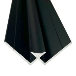 Matt Black - Waterproof Wall Panelling Internal Corner -Oak Door Store wwswa int mb 2440 4