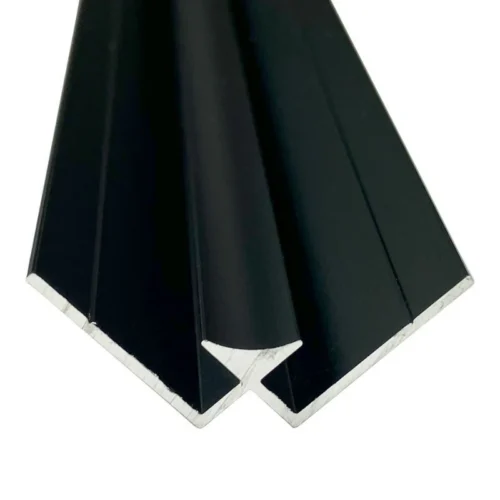 Matt Black - Waterproof Wall Panelling Internal Corner -Oak Door Store wwswa int mb 2440 4